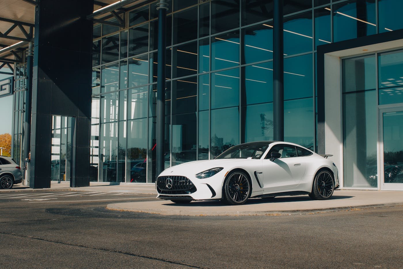 Mercedes-Benz AMG in modern Northern California dealership